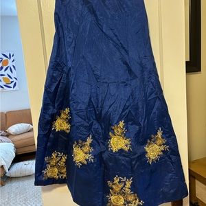 Royal blue Lehenga for Indian/desi wedding